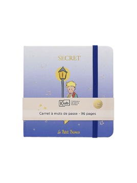Carnet mot de passe Le Petit Prince bleu chez souvenirsdelyon.Com