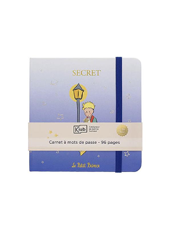 Carnet mot de passe Le Petit Prince bleu chez souvenirsdelyon.Com