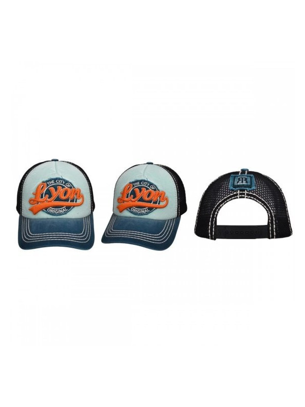 Casquette Lyon Robin Ruth orange chez Souvenirsdelyon.Com