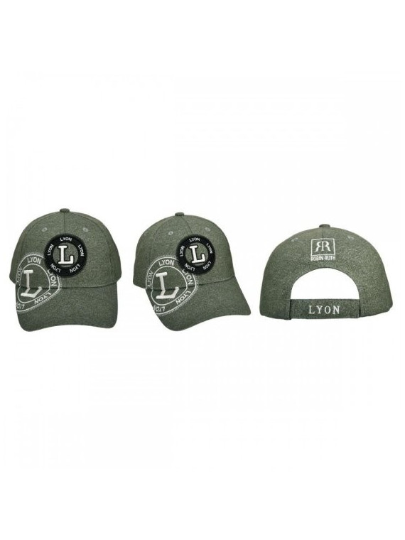 Casquette Lyon Robin Ruth kaki chez Souvenirsdelyon.Com