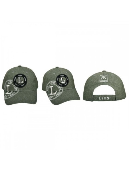 Casquette Lyon Robin Ruth kaki chez Souvenirsdelyon.Com