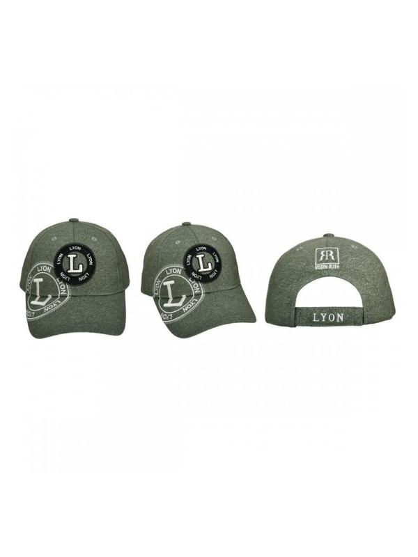 Casquette Lyon Robin Ruth kaki chez Souvenirsdelyon.Com