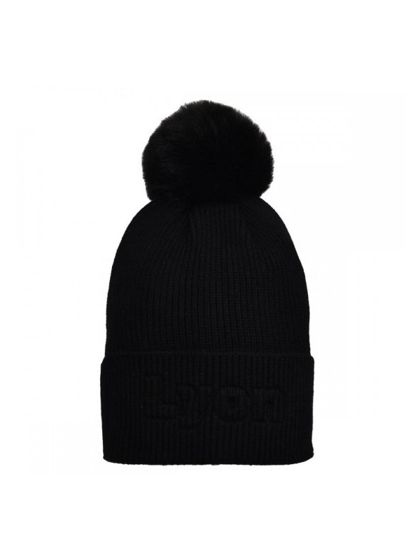 Beanie Robin Ruth black pompom Lyon chez souvenirsdelyon.com