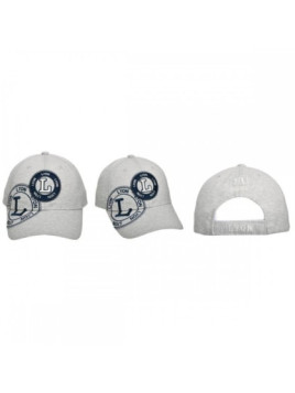 Casquette Lyon Robin Ruth Grise chez Souvenirsdelyon.Com