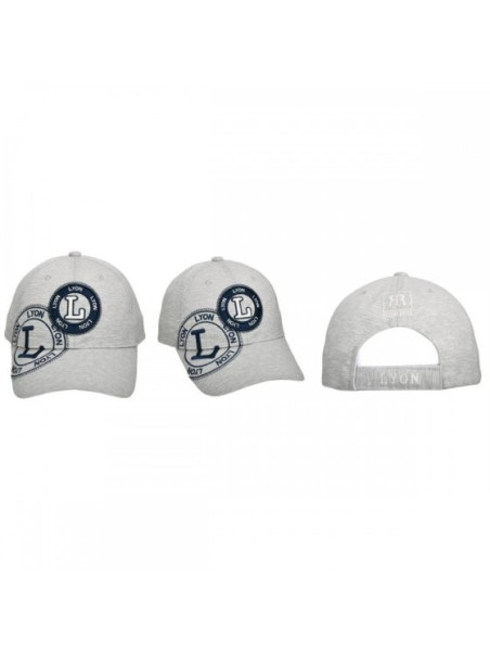 Casquette Lyon Robin Ruth Grise chez Souvenirsdelyon.Com
