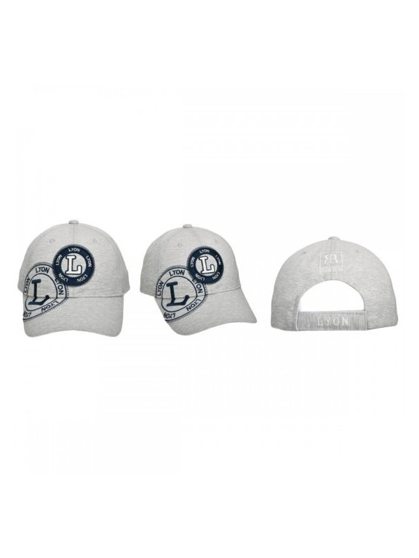 Casquette Lyon Robin Ruth Grise chez Souvenirsdelyon.Com