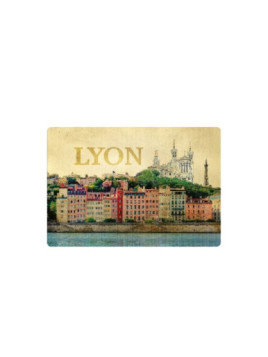 Magnet Lyon rétro époxy