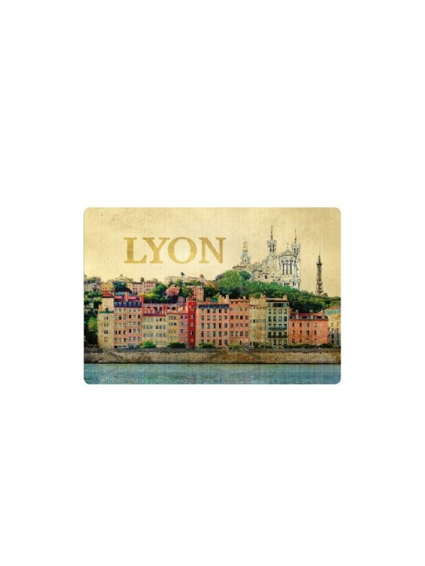 Magnet Lyon rétro époxy