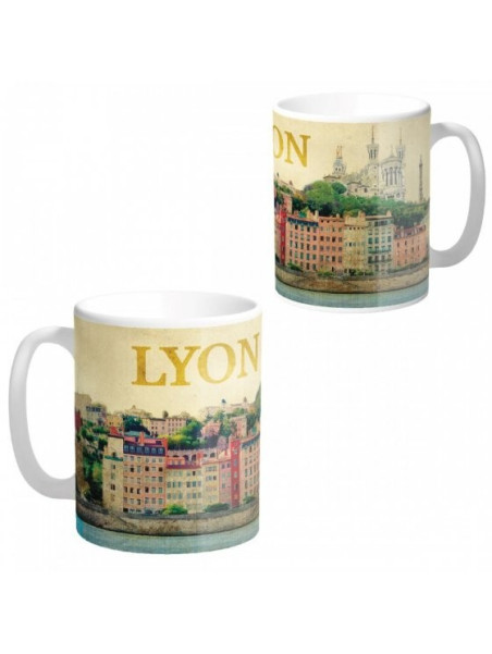 Mug Lyon vintage chez Souvenirsdelyon.com