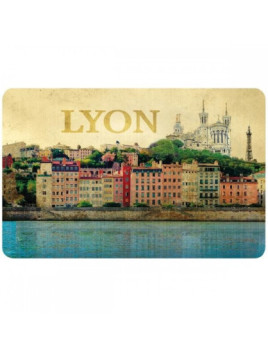 Set de table Lyon rétro chez souvenirsdelyon.com