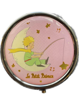 Boîte à pilule Le Petit Prince qui pêche sur la lune chez souvenirsdelyon.com
