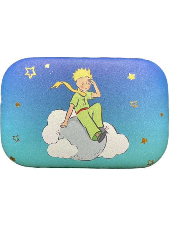 Mini étui de voyage Le Petit Prince sur les nuages chez souvenirsdelyon.com