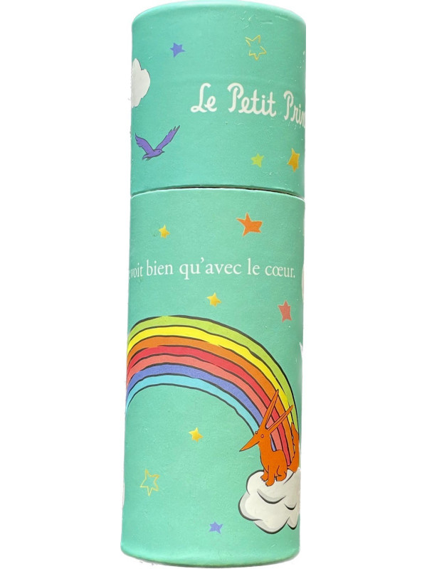 Boite de 12 minis crayons de couleurs Le Petit Prince arc-en-ciel chez Souvenirsdelyon.Com
