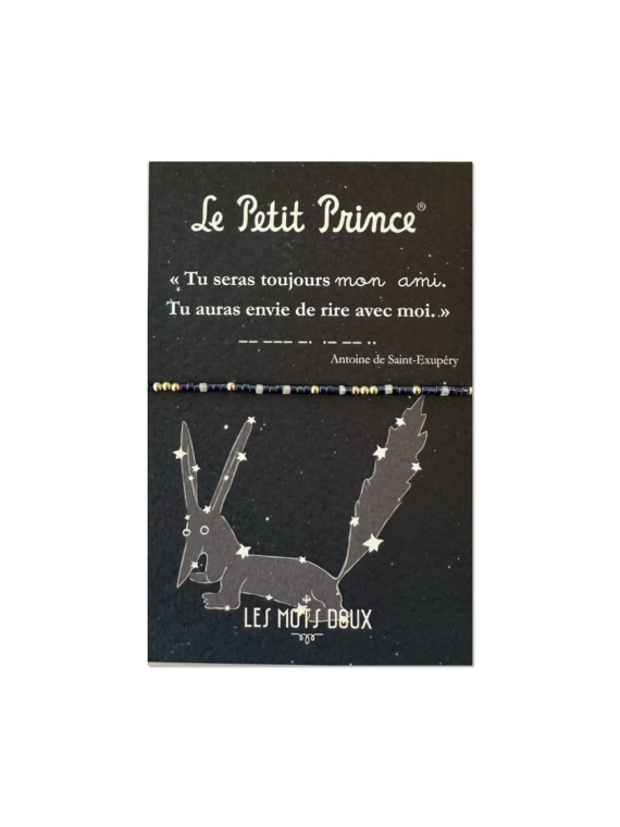 Bracelet Le Petit Prince Code Morse mon ami chez Souvenirsdelyon.Com