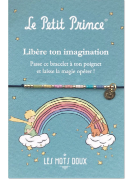 Bracelet Le Petit Prince Code Morse arc-en-ciel chez Souvenirsdelyon.Com