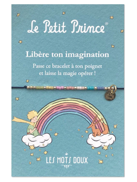 The Little Prince Bracelet Morse Code rainbow at Souvenirsdelyon.Com
