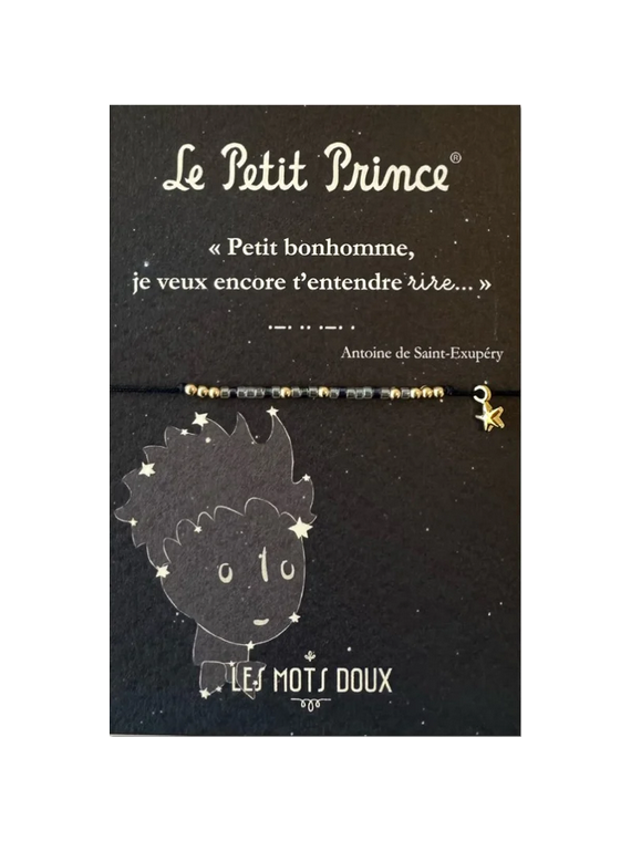 Bracelet Le Petit Prince Code Morse rire chez Souvenirsdelyon.Com