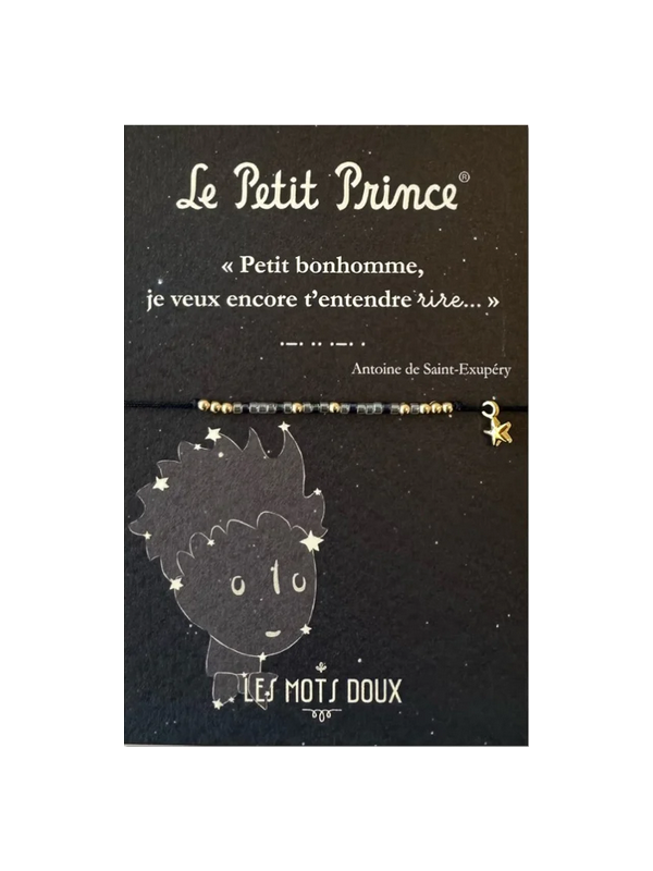 The Little Prince Bracelet Morse Code laugh at Souvenirsdelyon.Com