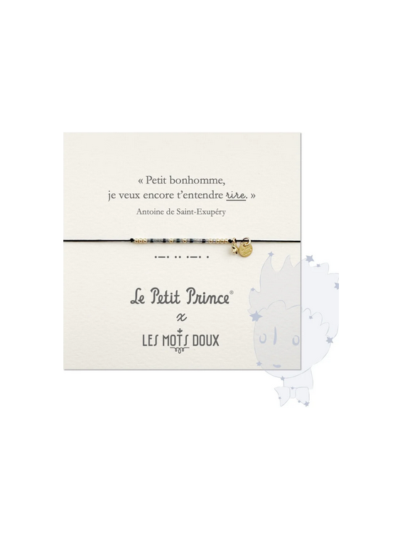 The Little Prince Bracelet Morse Code laugh at Souvenirsdelyon.Com