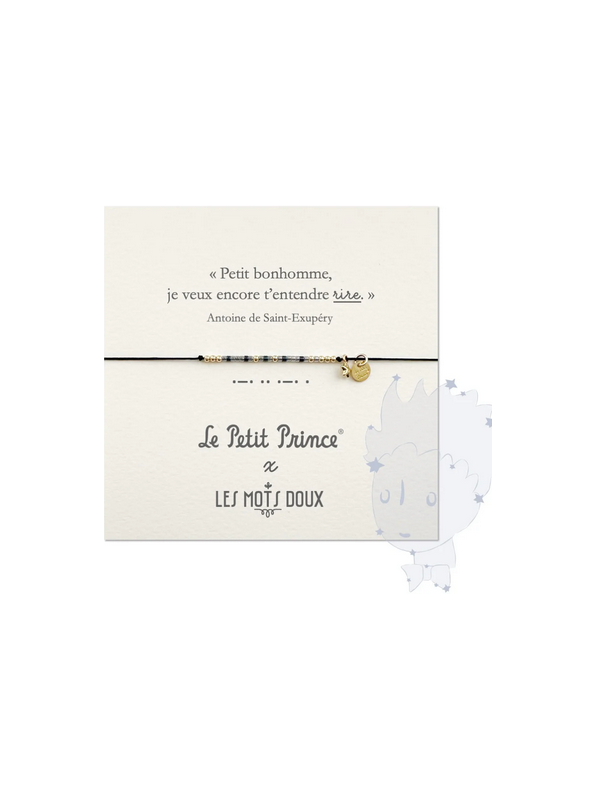 Bracelet Le Petit Prince Code Morse rire chez Souvenirsdelyon.Com