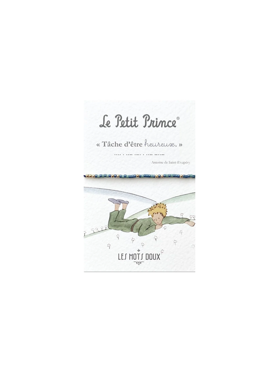 Bracelet Le Petit Prince Code Morse heureux chez Souvenirsdelyon.Com