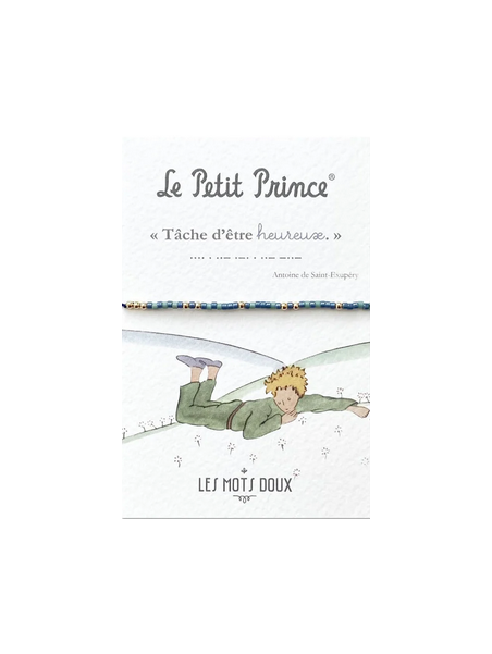 Bracelet Le Petit Prince Code Morse heureux chez Souvenirsdelyon.Com