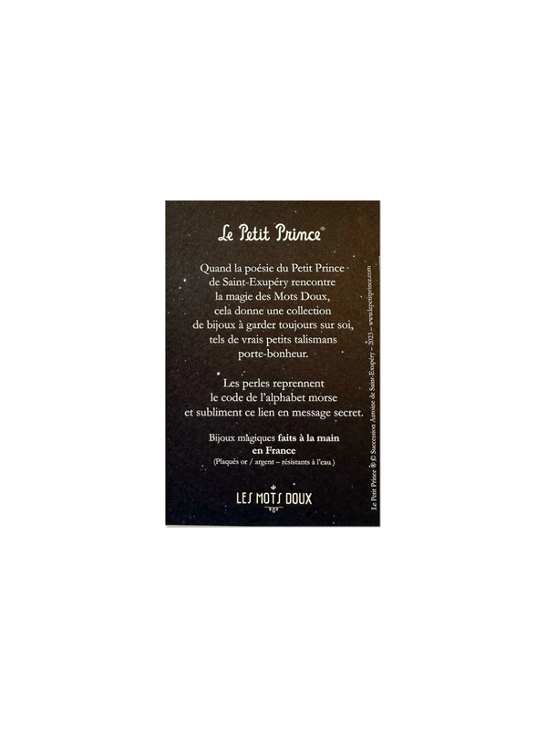 The Little Prince Bracelet Morse Code my friend