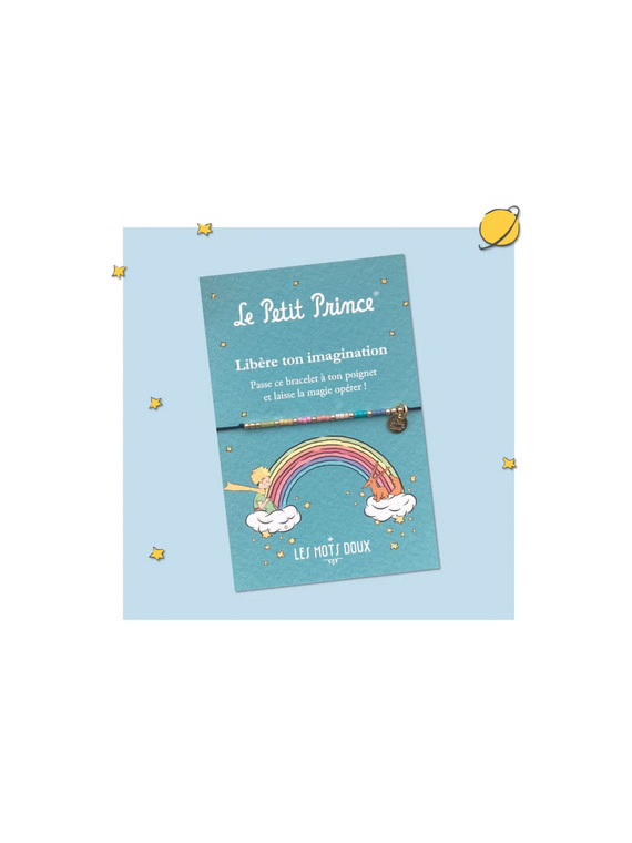 Bracelet Le Petit Prince Code Morse arc-en-ciel 2 chez Souvenirsdelyon.Com