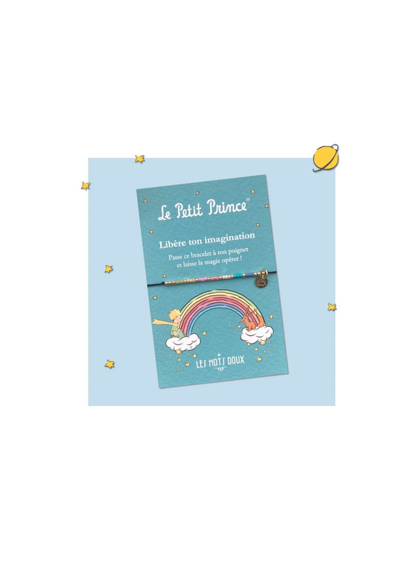 The Little Prince Bracelet Morse Code rainbow at Souvenirsdelyon.Com