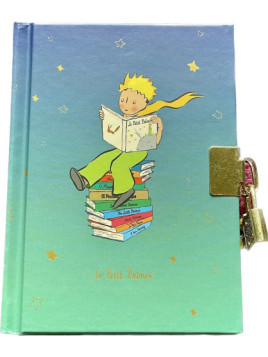 Carnet secret Le Petit Prince A6 bleu chez Souvenirsdelyon.Com