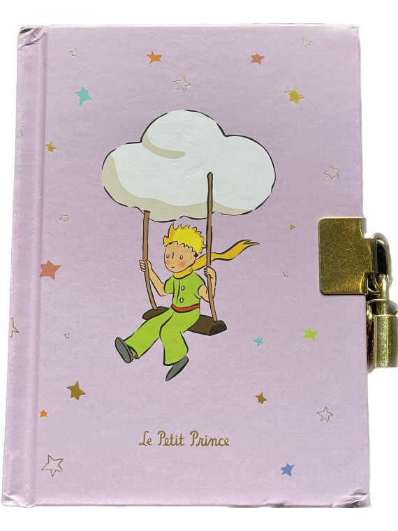 Carnet secret Le Petit Prince A6 mauve chez Souvenirsdelyon.Com