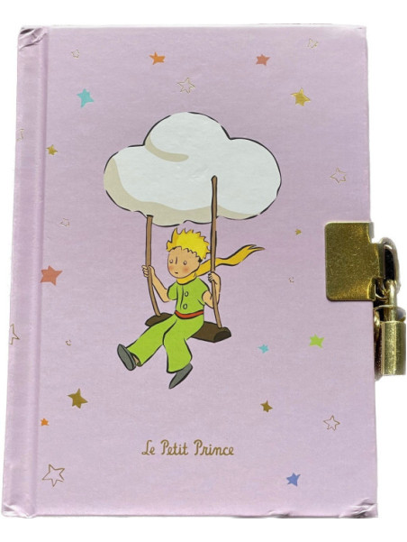 Carnet secret Le Petit Prince A6 mauve chez Souvenirsdelyon.Com