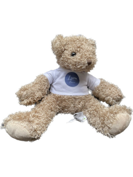 Peluche ours Lyon 2 chez Souvenirsdelyon.Com