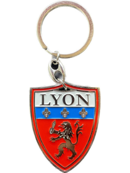 Porte-clés blason Lyon chez Souvenirsdelyon.Com