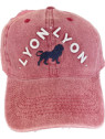 Lyon bordeau Baseball cap at Souvenirsdelyon.Com