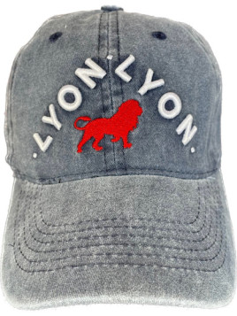 Lyon blue baseball cap at Souvenirsdelyon.Com