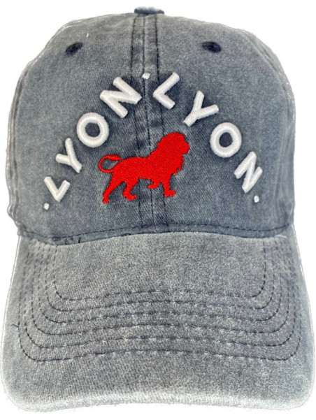 Lyon blue baseball cap at Souvenirsdelyon.Com