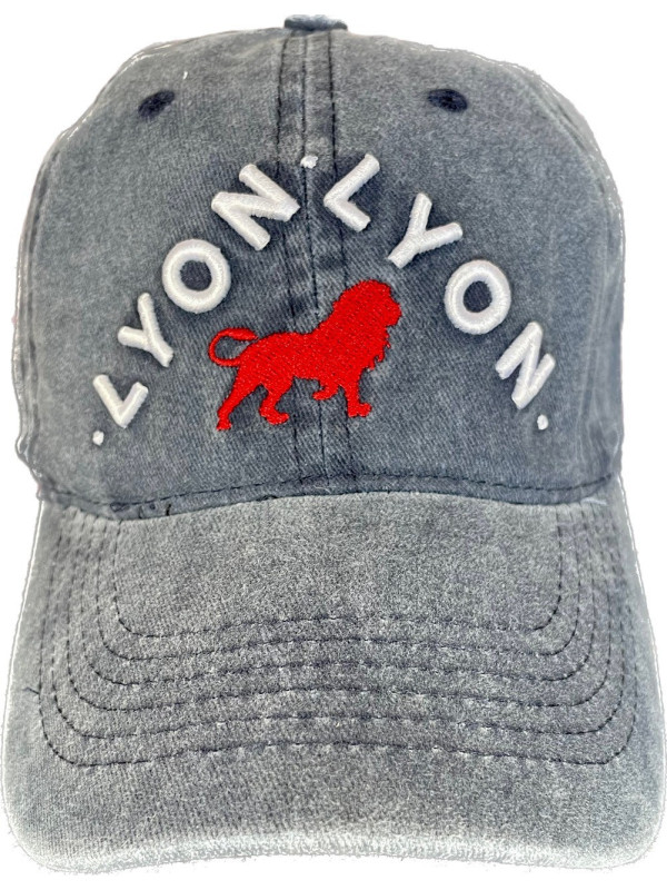 Lyon blue baseball cap at Souvenirsdelyon.Com