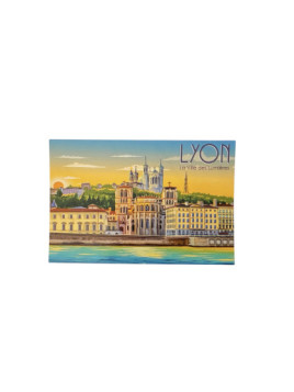 Postcard poster Lyon on Souvenirsdelyon.com