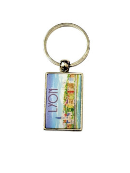 Porte-clés Lyon uv relief chez Souvenirsdelyon.com