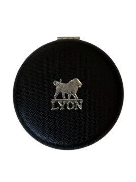 Miroir de poche Lyon Noir 2 chez Souvenirsdelyon.Com