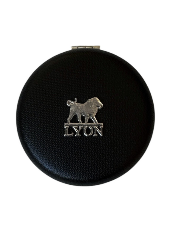 Lyon pocket mirror Black 2 at Souvenirsdelyon.Com