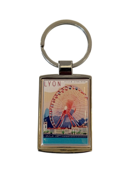 Porte-clés Lyon Grande Roue chez Souvenirsdelyon.com