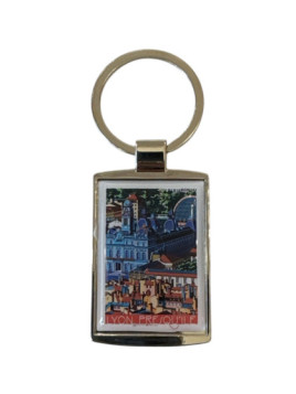 Porte-clés Lyon Presqu'île chez Souvenirsdelyon.com