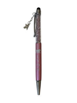 Stylo Lyon breloque Tactile Saumon 1 chez souvenirsdelyon.com