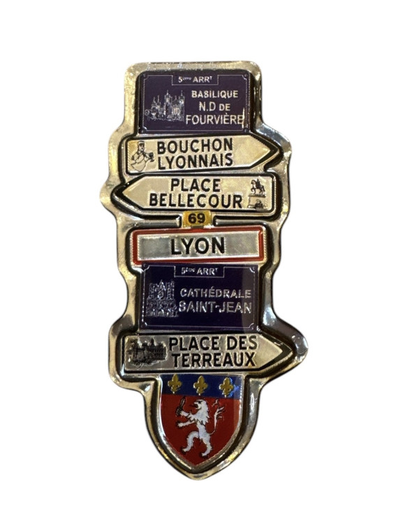 Magnet Lyon signs of Lyon