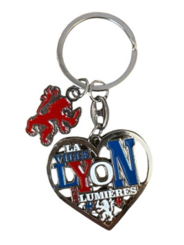 Lyon city of lights key ring