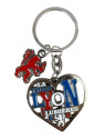Lyon city of lights key ring