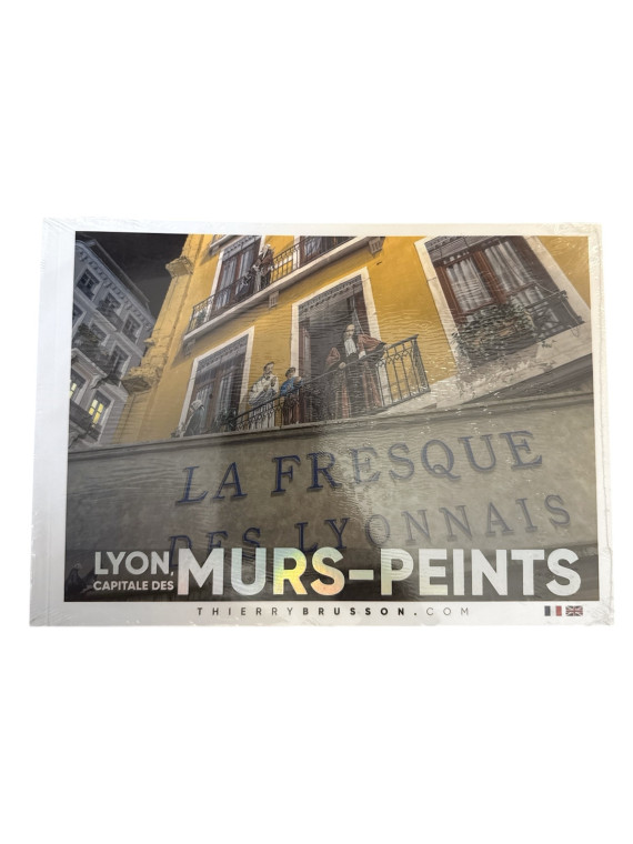 Livre Lyon Capitale des murs peints chez Souvenirsdelyon.com