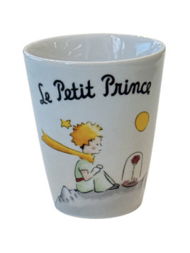 Tasse expresso Le Petit Prince planète et rose 1 chez Souvenirsdelyon.com